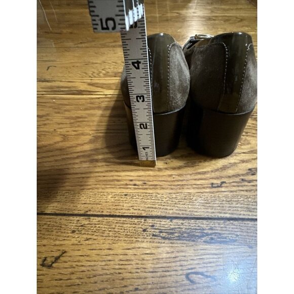 Toy burch woman’s heels pumps brown suede size 9 - Picture 4 of 7
